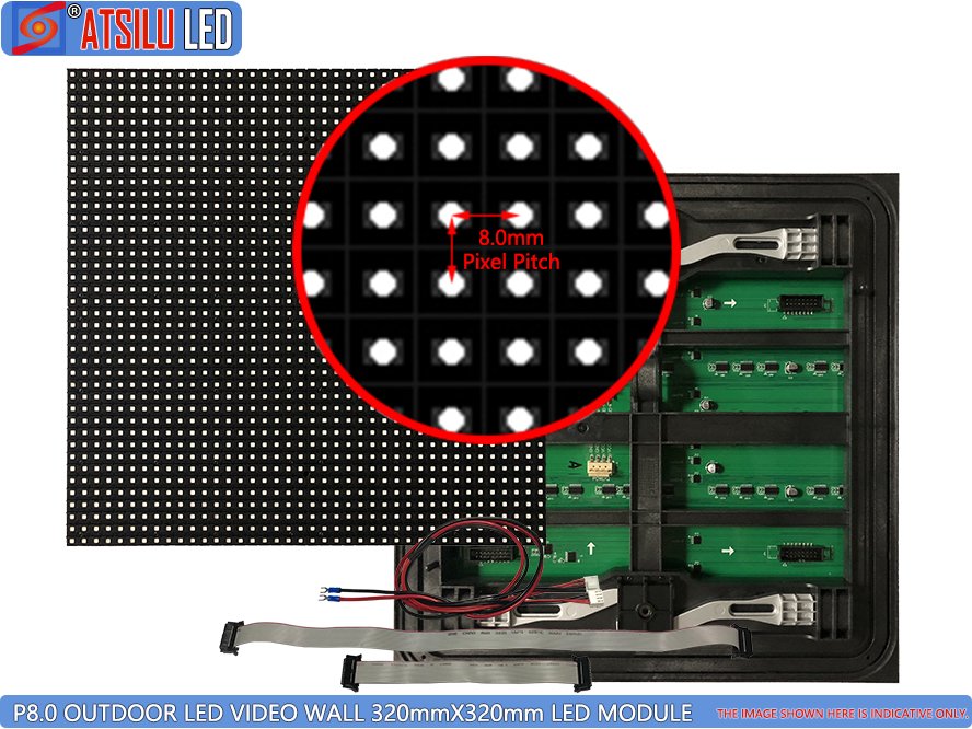 P8mm Outdoor LED Video Wall Front Maintenance LED Module